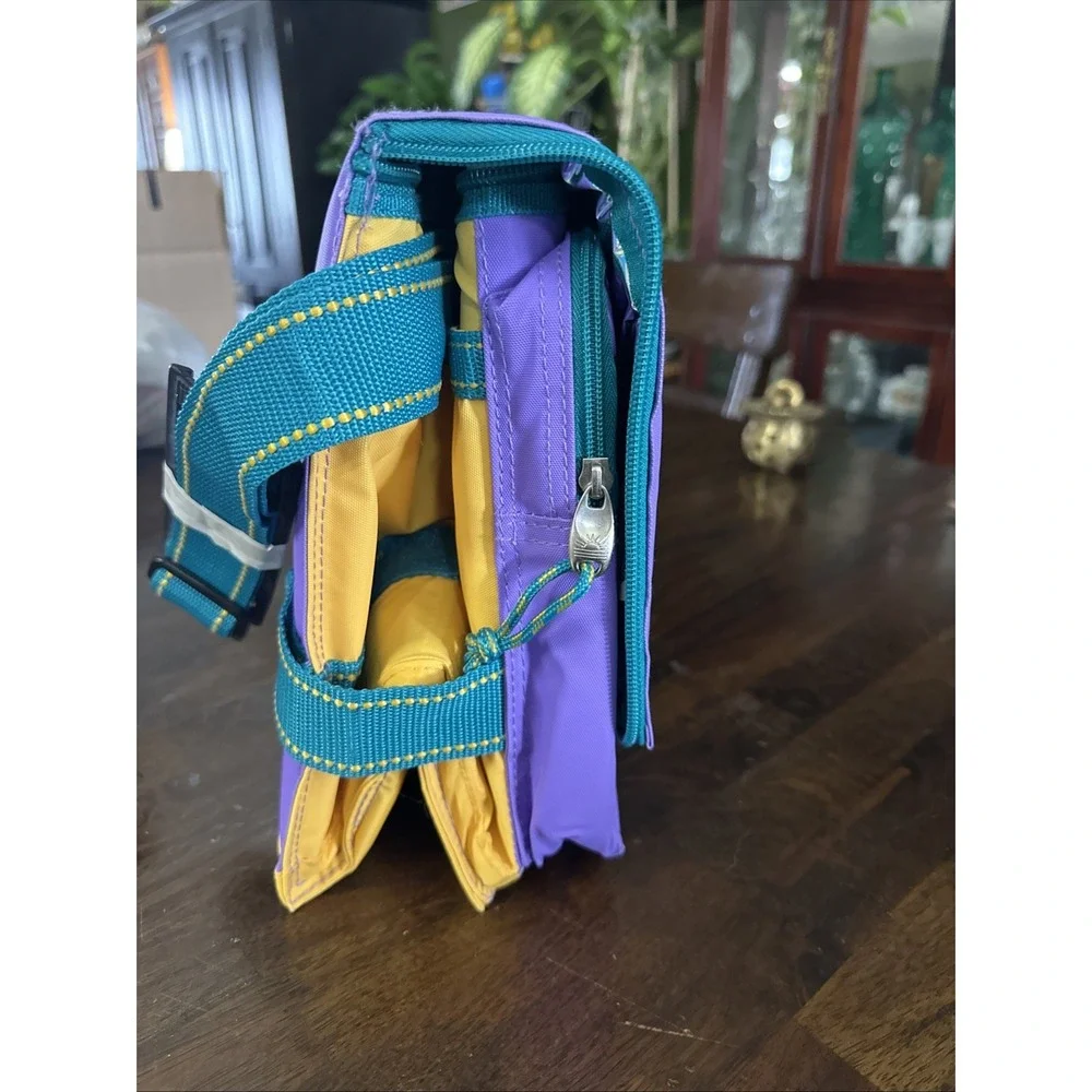 California Innovations Classic Collapsible Cooler Bag Purple / Yellow Brand‎ New